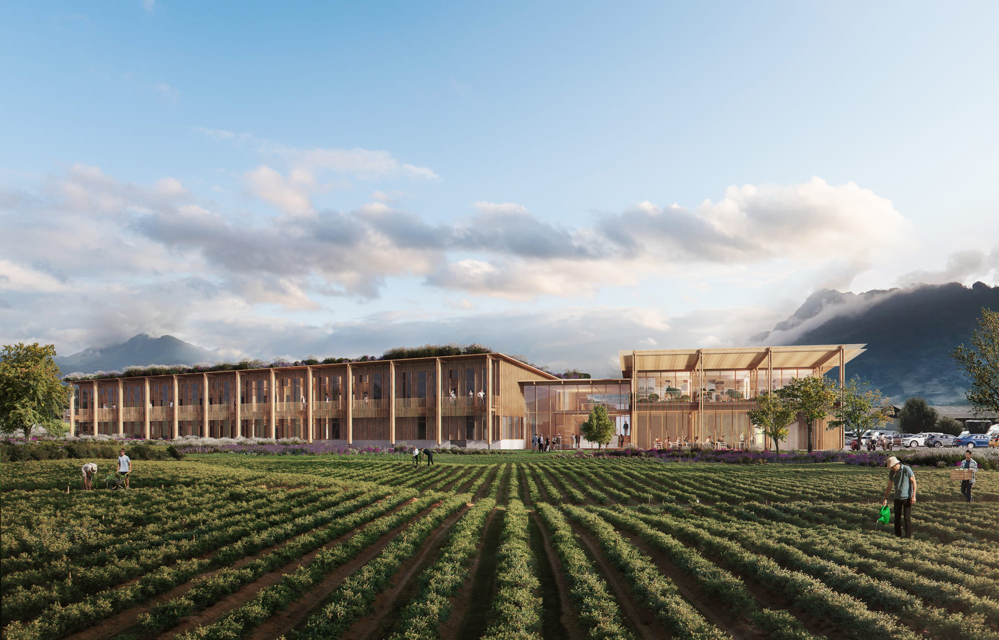 VIEW1 GRUYERES, CROME STUDIO AND BOLLINGER GROHMANN, SWITZERLAND (( MIXED USE))